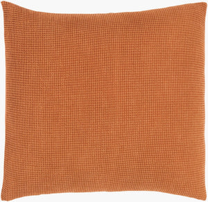Livabliss Waffle Weave Cotton Duvet Textured Grid for Farmhouse and Cottage Bedroom Comfort Rust 88"W x 92"L, 26"W x 20"L WFL1002-FQSET