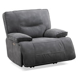 Parker House Parker Living Gladiator - Sky Zero Gravity Power Recliner Sky 60% Polyester, 40% PU (W) MGLA#812PHZ-SKY