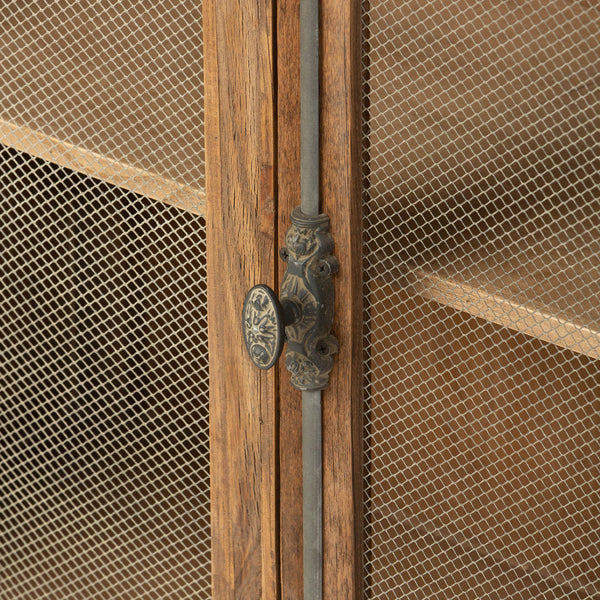 Park Hill Aged Zinc Top Whiskey Cabinet EFC06096