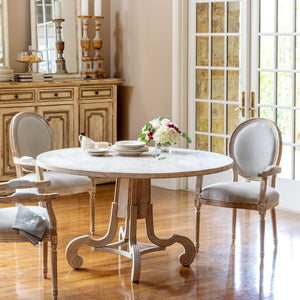 Park Hill White Washed Arm Chair EFS81666