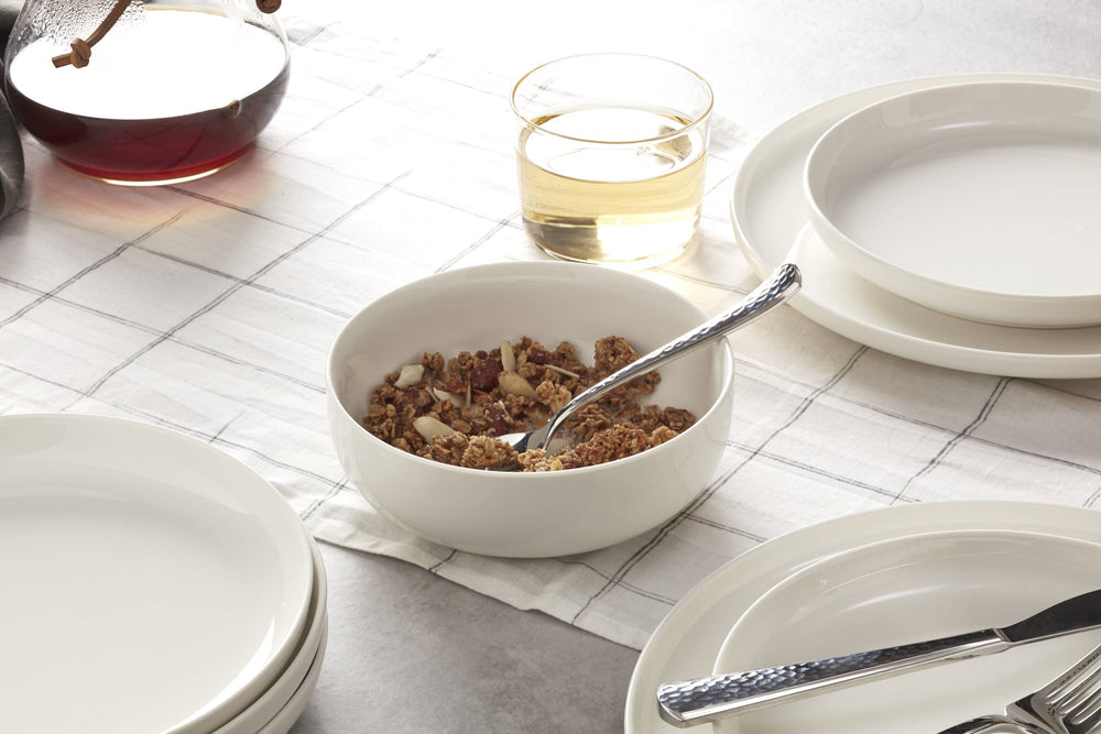 Lenox Oneida 24 Seven White 12 Piece Dinnerware Set White, WHITE PORCELAIN 895942