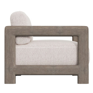 Bernhardt Bernhardt Montaigne Outdoor Chair 1/2 — Weathered Teak Teak Frame, Oversized Plush Seat, All-Season Comfort - Made to Order O3383B