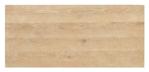 Hooker Furniture Retreat Carved Nightstand — Coastal Dune Oak & Cream Resin Wave Doors, Soft-Close, Adjustable Shelf 6950-90215-80