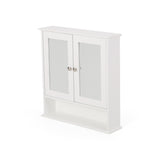 Christopher Knight Home® - Noble House - Haswell Modern 2 Door Medicine Cabinet with Mirrors