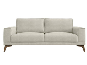 Porter Designs Porter Jarrett Modern Upholstered Sofa & Loveseat Set, Light Grey, Stylish Comfort For Any Space Cream Fabric 01-216-01-7664