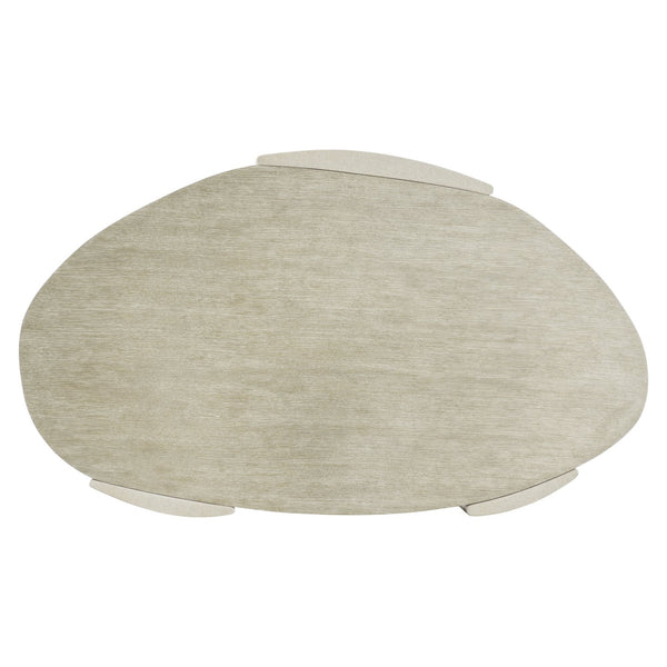 Bernhardt Bernhardt Arcadia Freeform Cocktail Table With White Oak Top & Raffia-Wrapped Legs, Rustic Modern Finish 334023