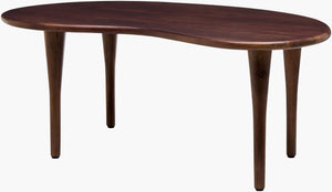 Surya Wagner Solid Mango Wood Coffee Table Mid Century Modern Living Room Statement Piece WGNR002-164430
