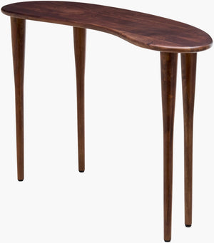 Surya Wagner Solid Mango Wood Console Table Mid-century Modern Entryway Accent 48 Inch WGNR003-314818