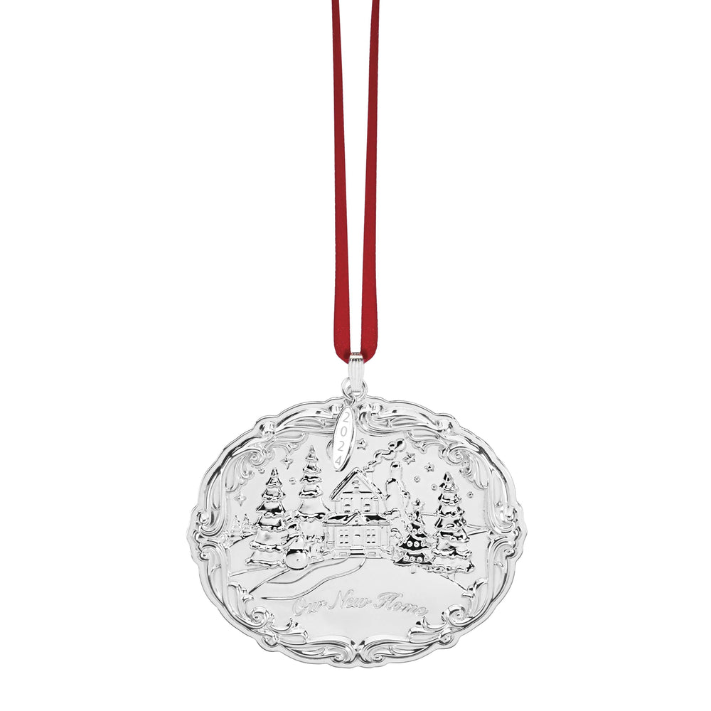 Lenox Reed and Barton 2024 Our New Home Sterling Ornament Metallic, STER SVLR METAL 895956