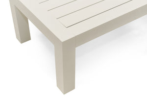 VIG Furniture Wharf Outdoor Sofa Set — Light Grey & White 4-Piece Patio Collection With Quick-Dry Cushions, Durable Frame VGGES0273SA-WHT-SET