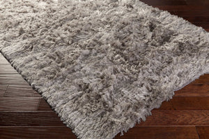 Surya Whisper 8' X 10' Handwoven Polyester Area Rug – Plush, Modern Style For A Chic Home Upgrade! Gray Polyester Whi1003-23