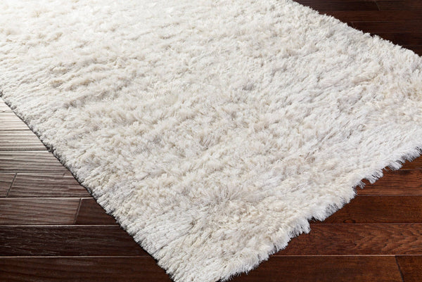 Surya Whisper 8' X 10' Handwoven Polyester Area Rug – Plush, Modern Style For A Chic Home Upgrade! Cream Polyester Whi1005-23