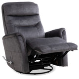 Parker Living Gemini - Capri Charcoal Swivel Glider Recliner - Set of 2 Capri Charcoal MGEM#812GS-2-CCH Parker House