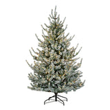 Park Hill Flocked Blue Spruce Tree, 7.5' XPQ40549 Park Hill