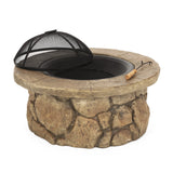 Christopher Knight Home® Noble House Easton  34” Circular  Fire Pit