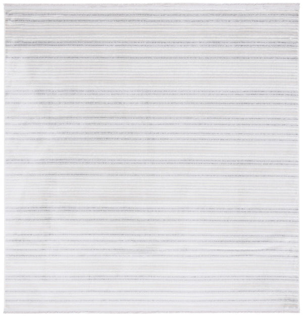 Safavieh Whisper 588 WHS588 Power Loomed Modern Rug Light Grey / Ivory WHS588F-6