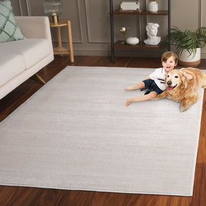 Safavieh Whisper 810 Power Loomed Modern Rug Ivory / Taupe 9' x 12'