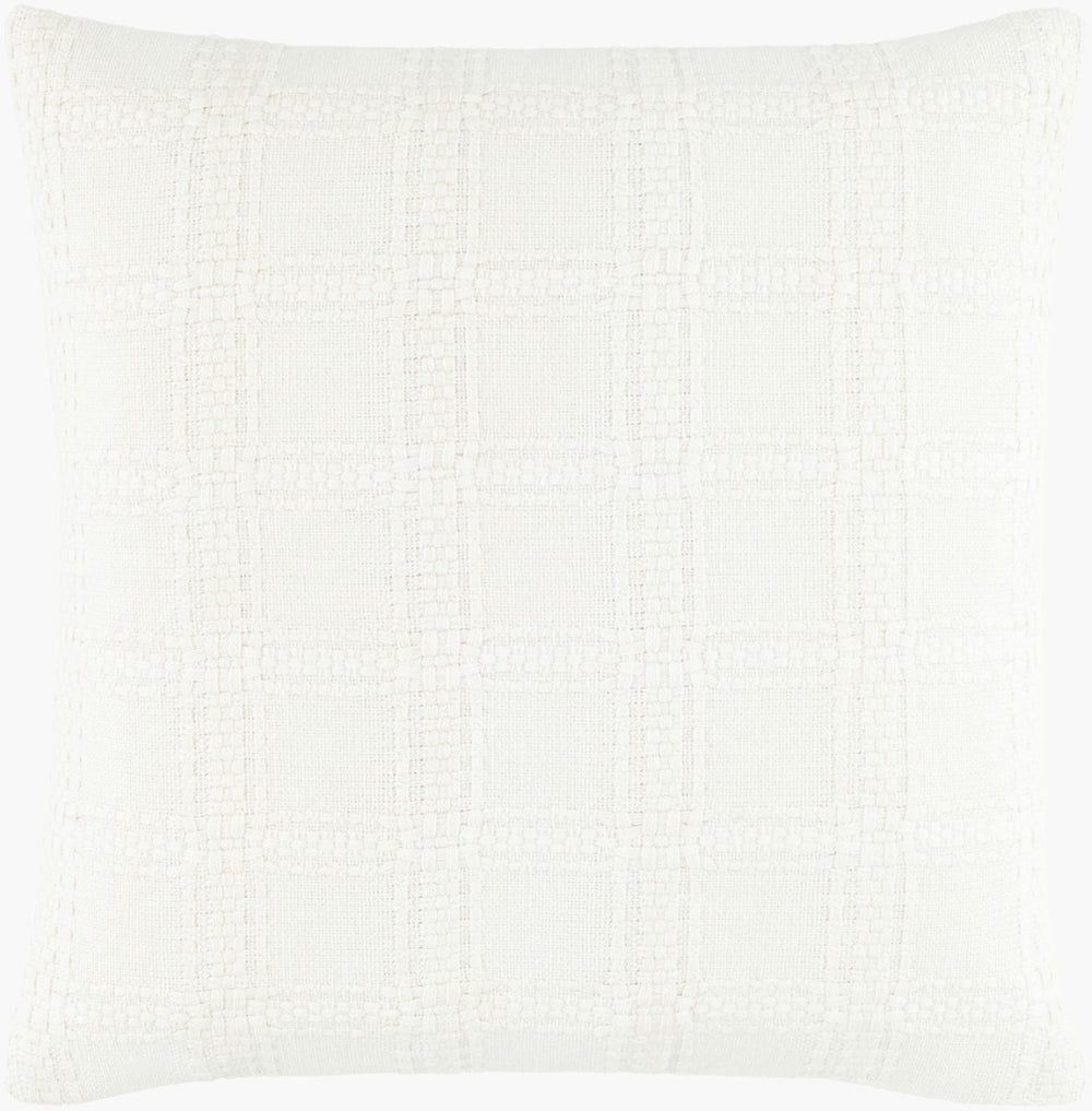 Surya Whyalla Cotton Square Accent Pillow Artisan Crafted for Bohemian and Casual Living Spaces WHY001-1818P
