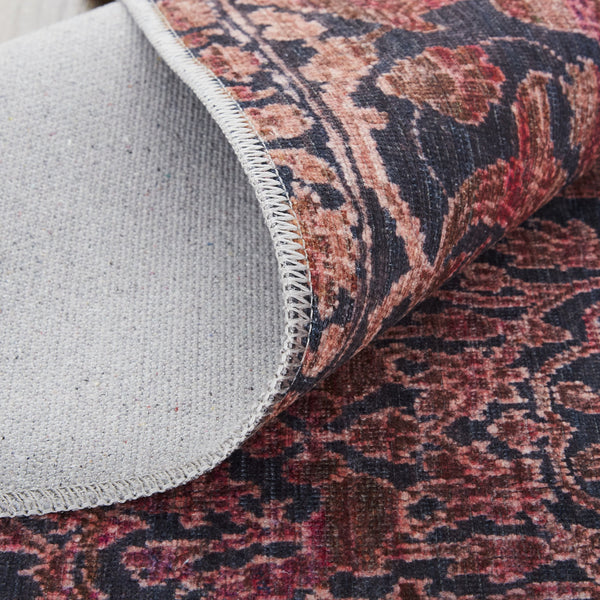 Feizy Rugs Voss Bold Transitional Area Rug - Dazzling Patterns, Rich Colors, And Sophisticated Chenille Design Orange,Red,Gray Polyester Vos39hcfmlt000g21