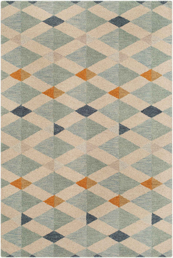 Surya Winchester 2' X 3' Hand-tufted Wool Rug - Modern Low Pile Design, Ideal For Stylish Decor, India Made Sage Wool Win2301-23