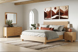 VIG Furniture Modrest Winters - Modern Natural Oak Bed VGWD-EMI-QB-KBUS-BED