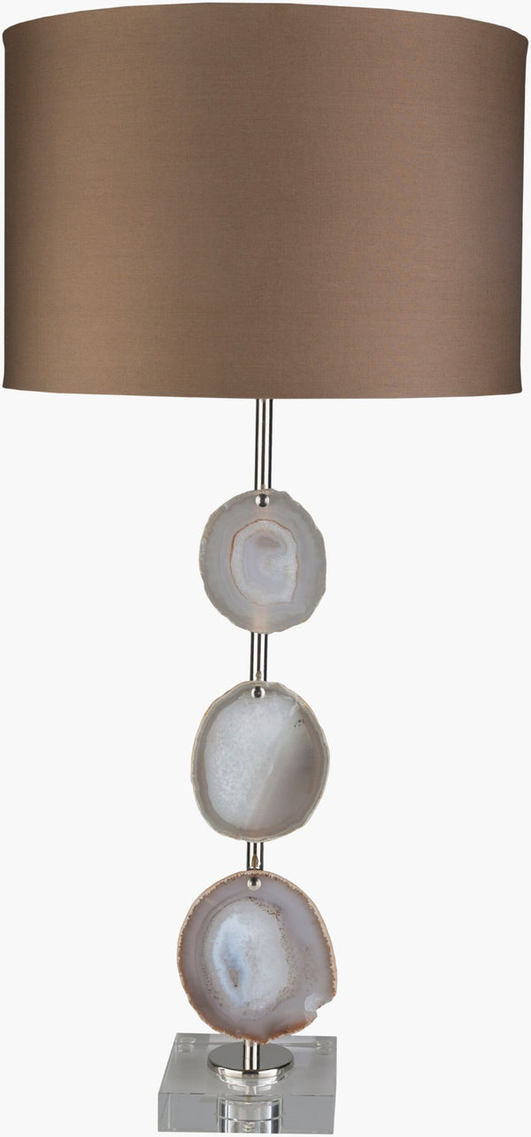 Surya Winston-old Sliced Agate Accent Piece Hand-finished Mineral Decor for Console or Dresser WIS-101