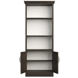 Parker House Shoreham - Medium Roast 35 In. Door Bookcase Medium Roast Acacia Solids / Birch Veneers SHO#435-MDR