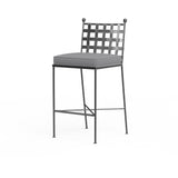 Provence Barstool in Canvas Granite w/ Self Welt SW3201-7B-5402 Sunset West