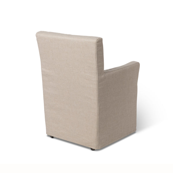 Park Hill Slip Covered Linen Arm Chair EFS26077
