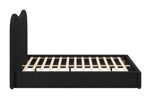 Zuo Modern Sele King Bed - Stylish Modern Design With High-quality Materials For A Chic Contemporary Bedroom Black 100% Polyester,Rubberwood,Mdf,Plywood,100% Polypropylene 110711-zuo-modern