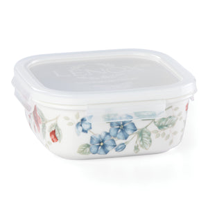 Lenox Butterfly Meadow Square Food Storage Container Multi, WHITE PORCELAIN 888267