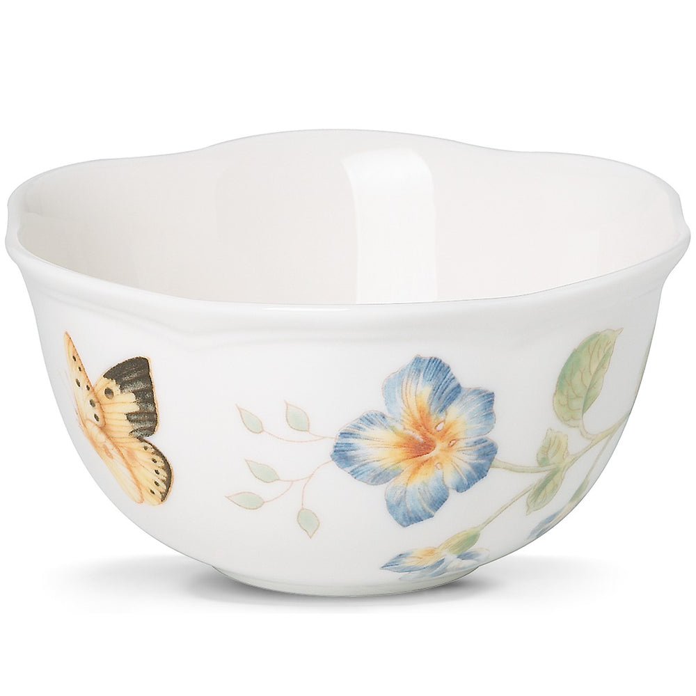 Lenox Butterfly Meadow Dessert Bowl Multi, WHITE PORCELAIN 806737