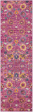 Nourison Passion PSN01 Machine Made Power-loomed No Border Indoor Only Bohemian Transitional Rug Fuchsia, Pink 100% Polypropylene 99446389664