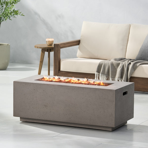 English Elm Mgo Concrete Propane Tank Cover Side Table for Modern and Industrial Interiors 59243.00WHI_63492.00LGRY-40K