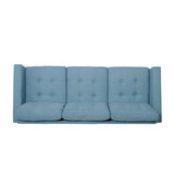 Christopher Knight Home® - Noble House - Jenny Contemporary Tufted Fabric 3-Seater Sofa