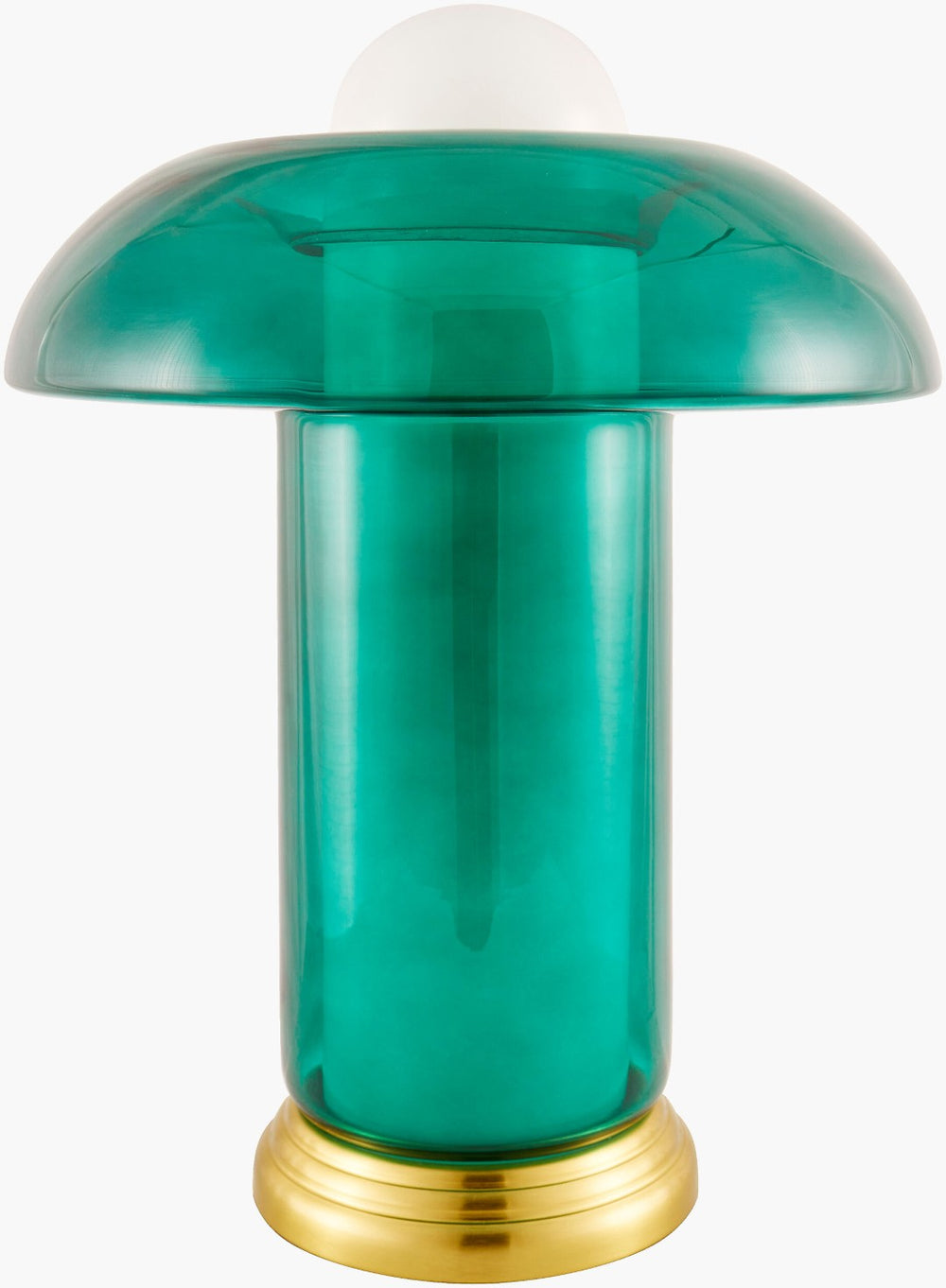 Livabliss Wainaku Hand-painted Glass Arts and Crafts Accent Table Lamp for Bedroom or Living Room WKU-001