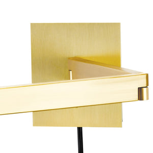 Atlas Audrey 10" Adjustable Swingarm Sconce - Versatile Lighting for Modern and Transitional Spaces Satin Brass WL11004-BS