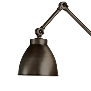 Atlas Maggie 6.75'' High 1-Light Swingarm Sconce - Vintage-Inspired Adjustable Lighting for Any Space Architectural Bronze WL11007-BZ