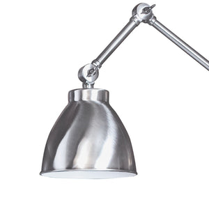 Atlas Maggie 6.75'' High 1-Light Swingarm Sconce - Vintage-Inspired Adjustable Lighting for Any Space Pewter WL11007-SV