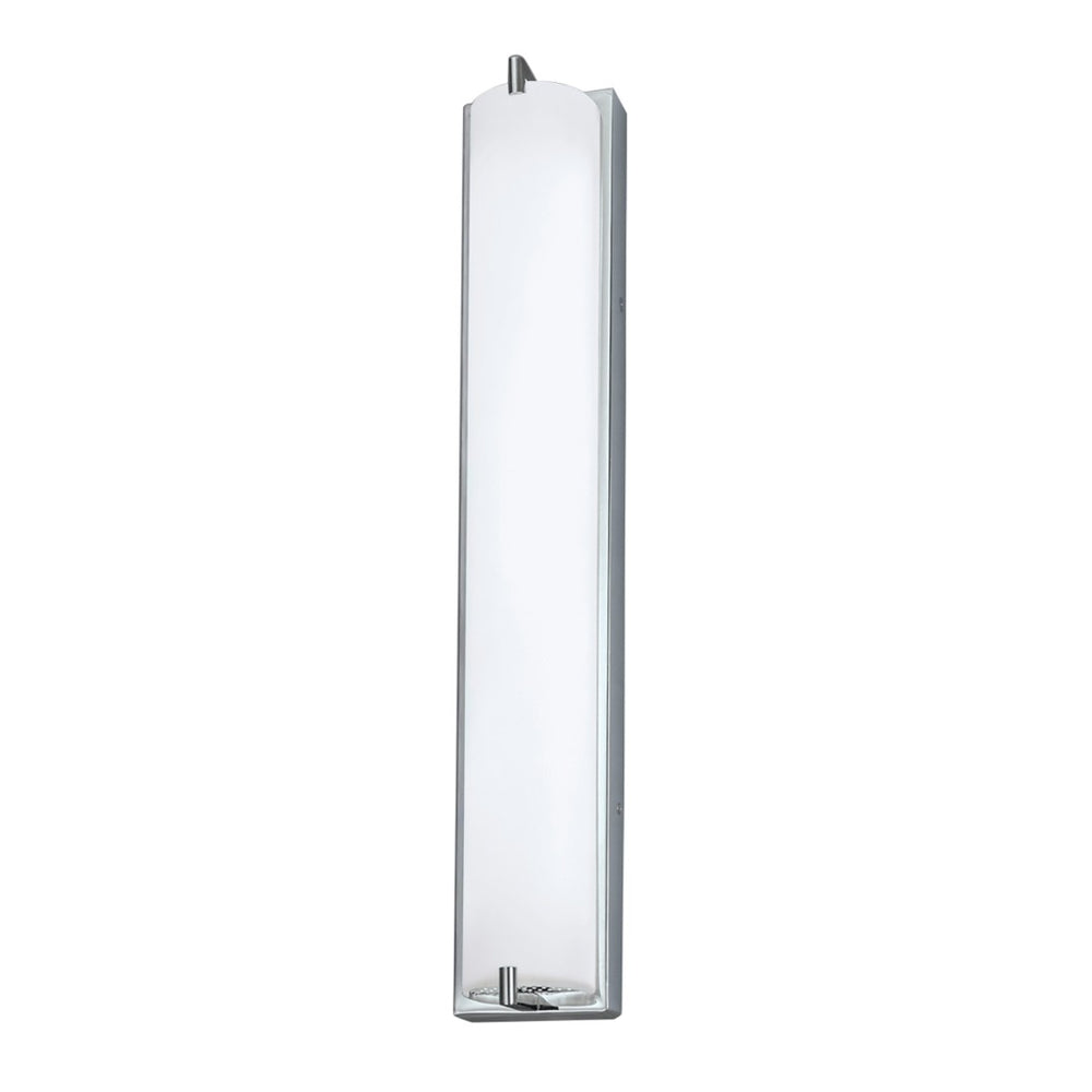 Atlas Alto 24'' High Integrated LED Sconce - Polished Chrome for Modern Hallways, Bathrooms & Living Spaces WL11016-CH