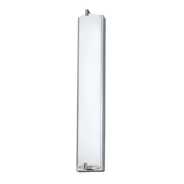 Atlas Alto 24'' High Integrated LED Sconce - Polished Chrome for Modern Hallways, Bathrooms & Living Spaces WL11016-CH