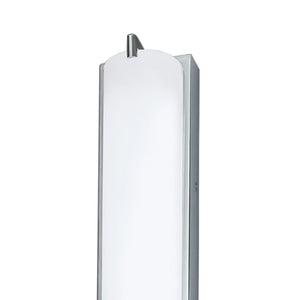 Atlas Alto 24'' High Integrated LED Sconce - Polished Chrome for Modern Hallways, Bathrooms & Living Spaces WL11016-CH