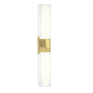 Atlas Artemis 24'' Integrated LED Sconce - Elegant Satin Brass, Minimalist Design for Modern Interiors WL11022-BS