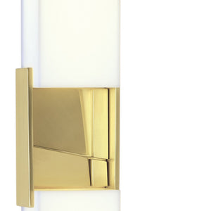 Atlas Artemis 24'' Integrated LED Sconce - Elegant Satin Brass, Minimalist Design for Modern Interiors WL11022-BS