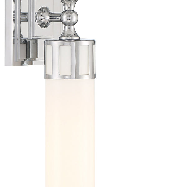 Atlas Astor 24.5'' Wide Elegant Two-Light Wall Sconce for Hallways and Bathrooms - Modern Transitional Design Chrome WL11024-CH