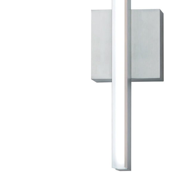 Atlas Ava 24'' High Integrated LED Sconce - Modern Brushed Aluminum, Flexible Mounting for Elegant Spaces WL11026-SV