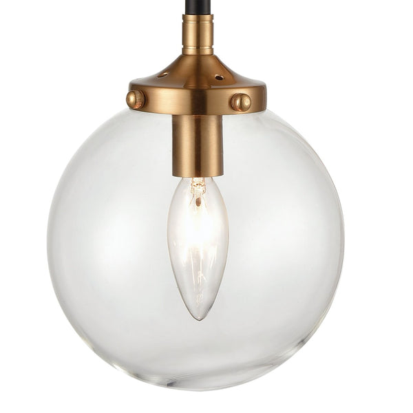 Atlas Boudreaux 21'' High 2-Light Sconce – Elegant Matte Black & Antique Gold for Midcentury Modern Homes WL11034-GD