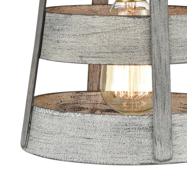Atlas Brigantine 14'' High 1-Light Sconce - Coastal-Inspired Design for Brightening Any Indoor Space Weathered Driftwood WL11037-GY