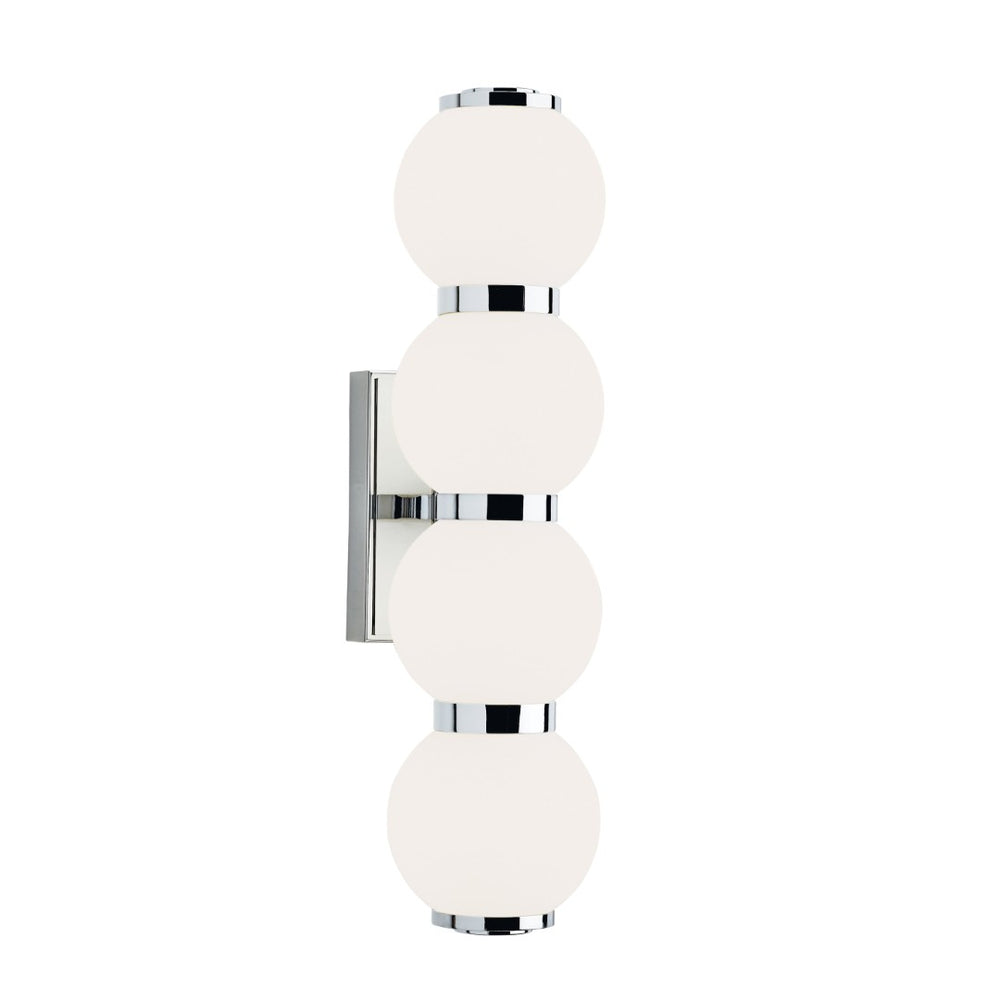 Atlas Celeste Integrated LED Sconce - Sculptural Lighting for Modern Interiors and Elegant Ambiance Chrome WL11043-CH