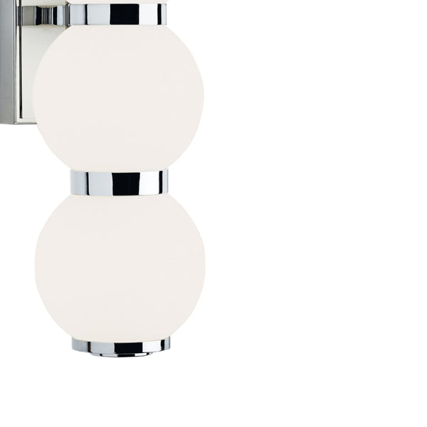 Atlas Celeste Integrated LED Sconce - Sculptural Lighting for Modern Interiors and Elegant Ambiance Chrome WL11043-CH